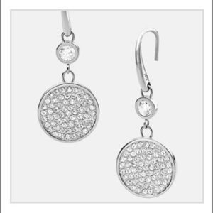 Michael Kors pave earrings